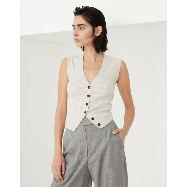 Wowarm White Wool Blend Shirt