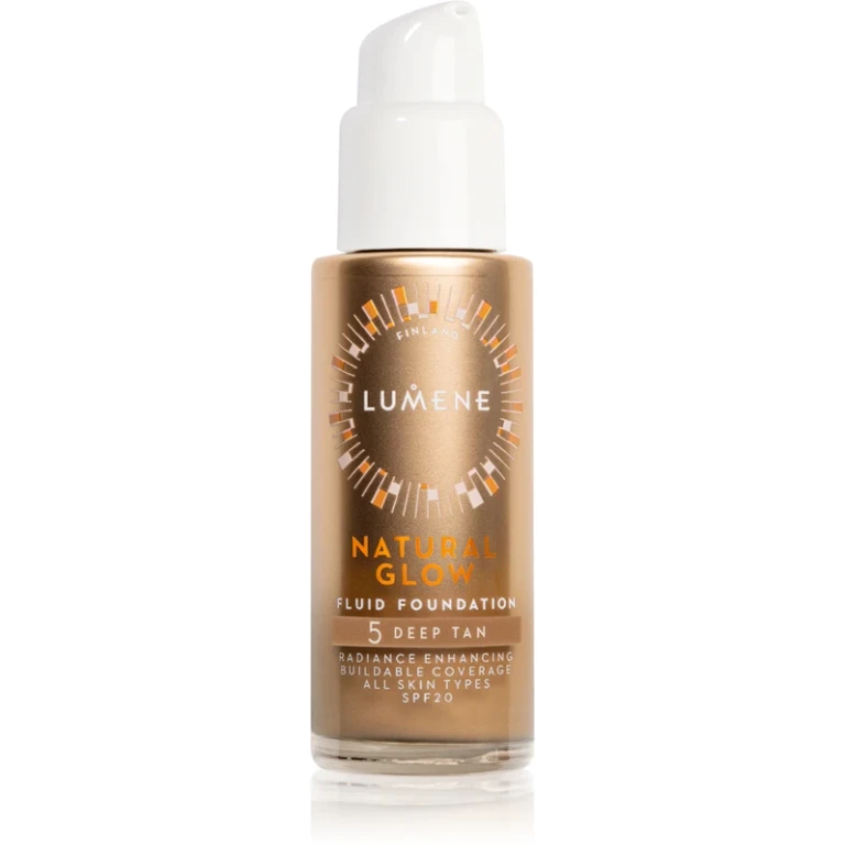 Natural Glow illuminating foundation for a look naturale SPF 20 color 5 Deep Tan 30 ml
