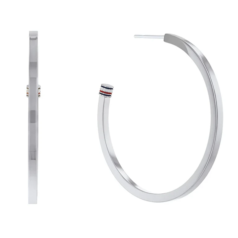 Steel Hoop Earrings Without Tempo 2780773