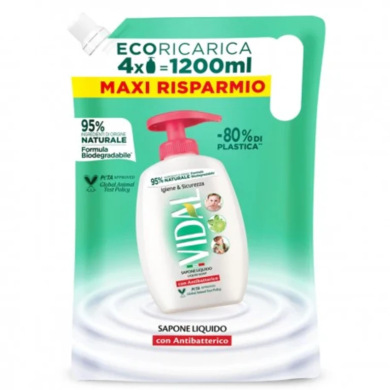 Eco-Recharge Liquid Soap 1200ml Antibacterial