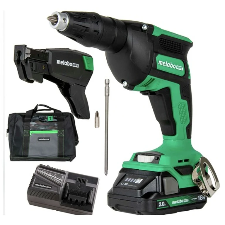 18V MultiVolt Lithium-Ion Brushless Cordless Drywall Screw Gun Kit with Collated Screw Magazine (2 Ah)