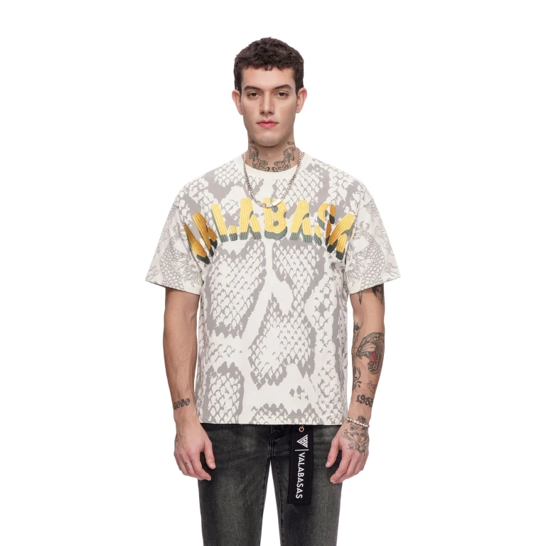 Serpent Fade Tee - White
