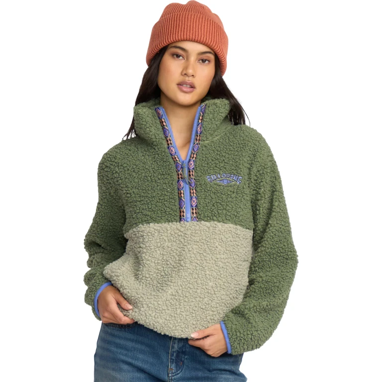 Horizon Mock Neck Half Zip Sweatshirt - Women's