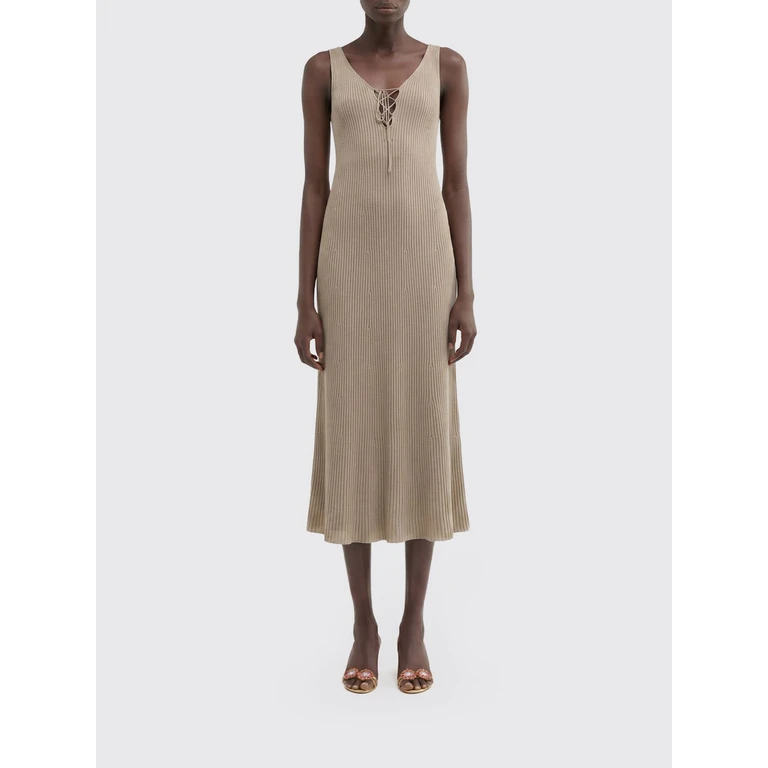 Tie Up Midi Dress in Cotton Jersey (M26E1ACMA010MN08156)