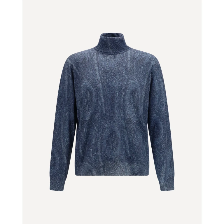 Printed turtleneck Sweater Male XL