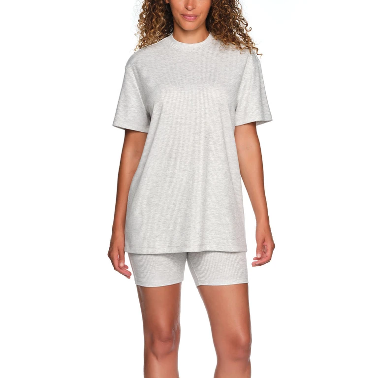 BIKE SHORT SET:- Grey, M