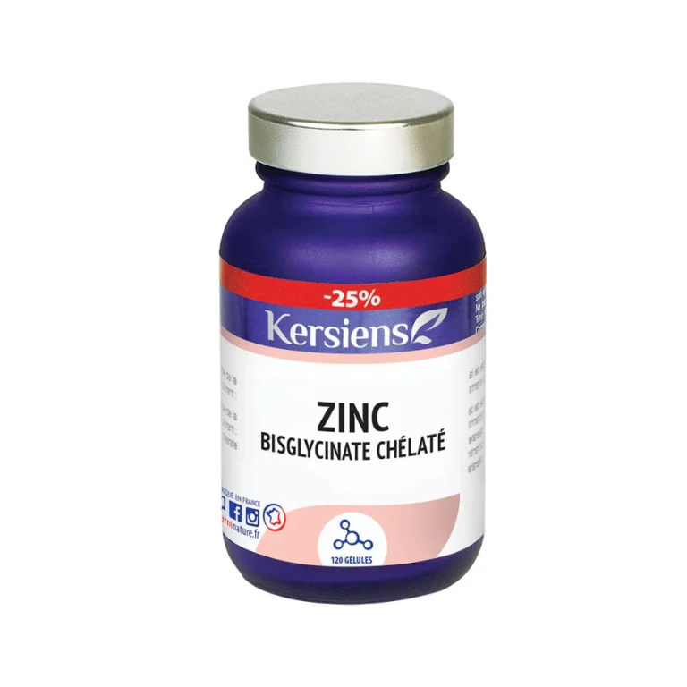 Zinc Bisglycinate Chelate 120 Capsules