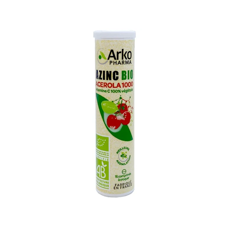 Azinc BIO - Acerola 1000 - BIO 15 tablets