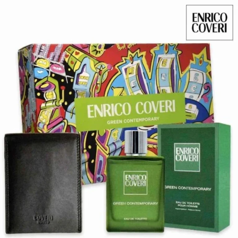 Coveri Green Contemporary Edt 100 Ml+Wallet