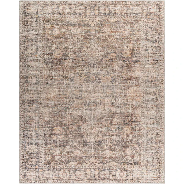 2x4 Marla Accent Rug:- Brown, 2'x4'