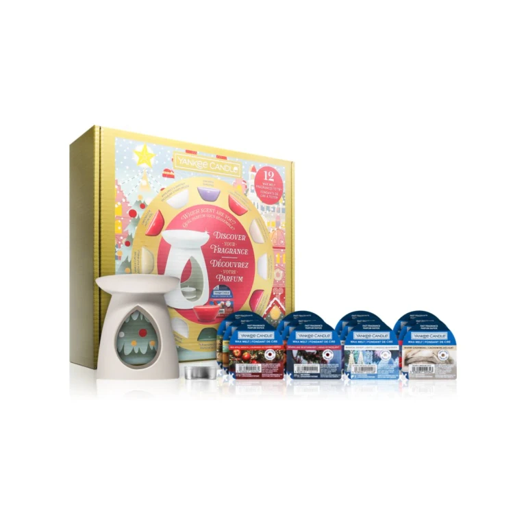 Yankee Christmas Collection Aromalamp & 12 Wax Melts Gift Set 12pcs