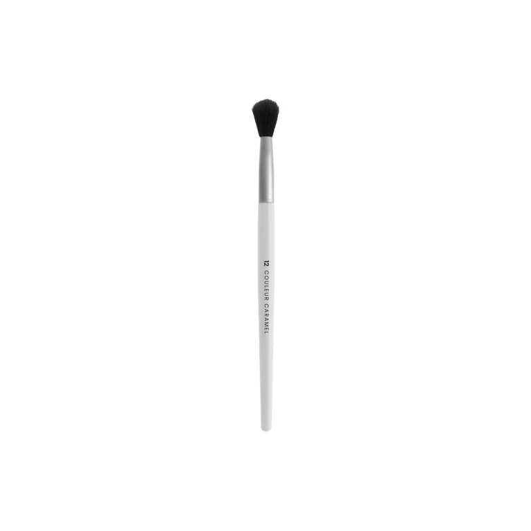 Round caramel color eyeshadow brush N12 1 unit