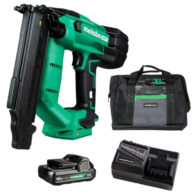 NT1850DFTM 18V Brushless Lithium-Ion Compact 18 ga. Cordless Brad Nailer Kit (2 Ah)