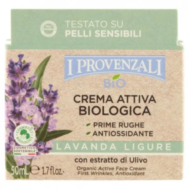 Organic Active Cream Ligurian Lavender 50 ml