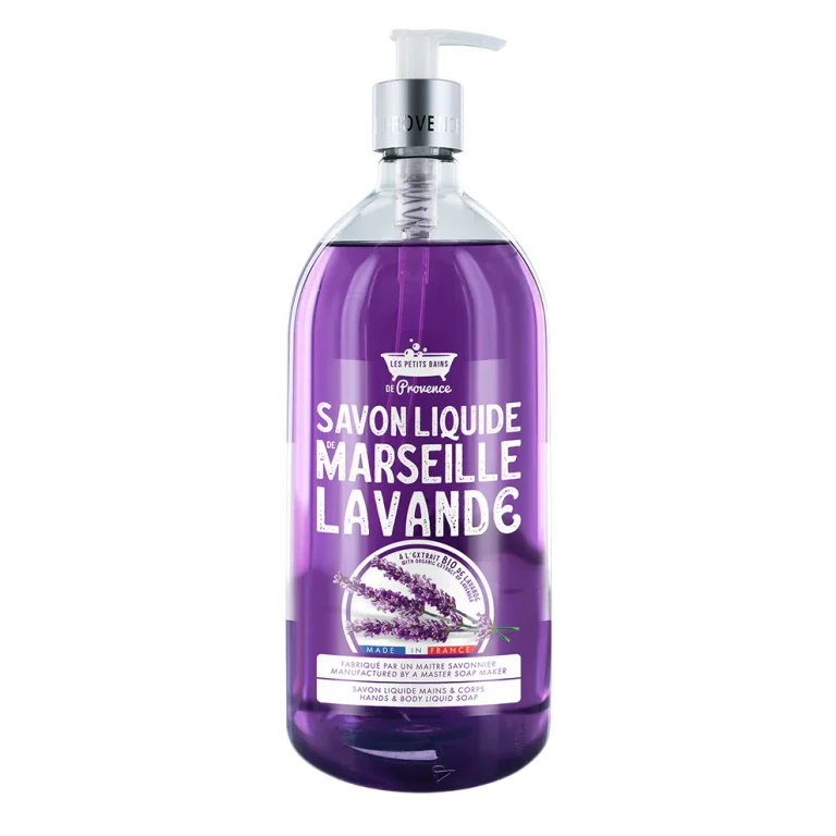 Marseille lavender liquid soap for hands and body 1000 ml