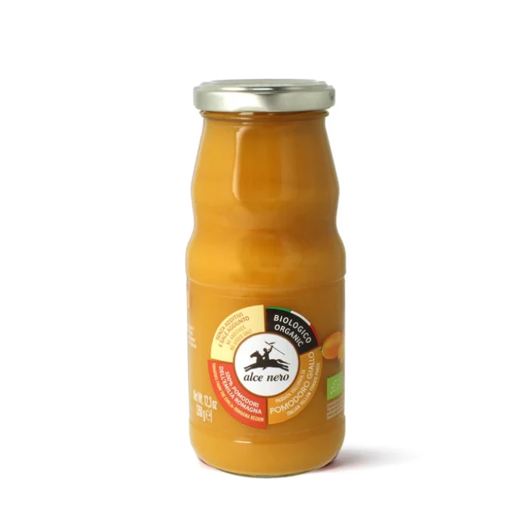 Organic Yellow Tomato Puree Alce Nero 350g