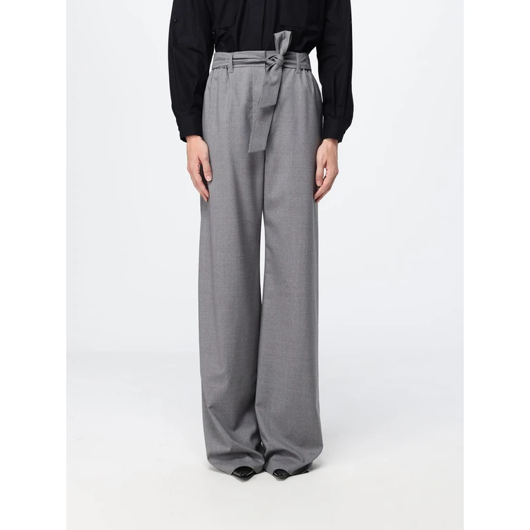 Virgin Wool Palazzo Trousers (2611131141600004)
