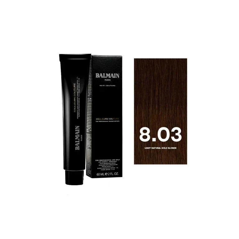 Professionnel Couleurs Couture Permanent Hair Dye 8.03 Natural Light Golden Blonde 60 ml