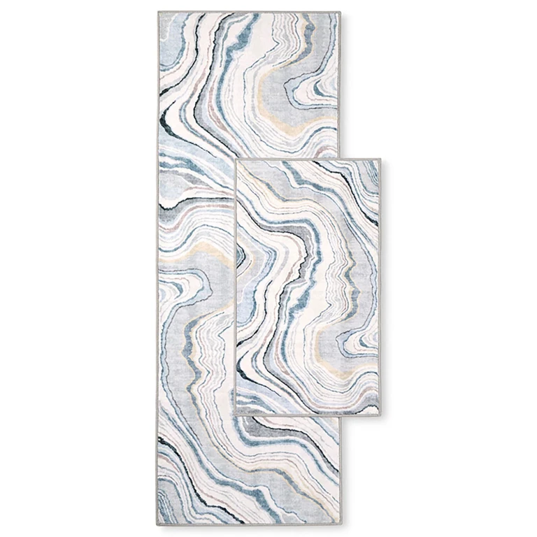 Everwash Washable Accent Rug, 2'x 3'7':- Multi
