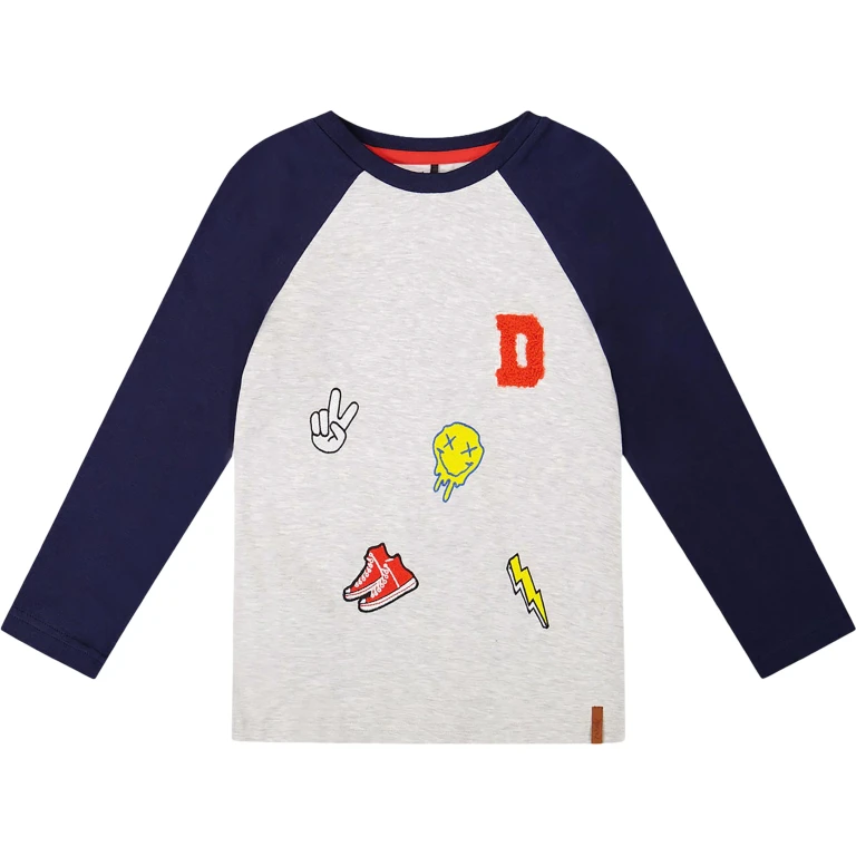 Organic Cotton Raglan Sleeve T-Shirt - Little Boy