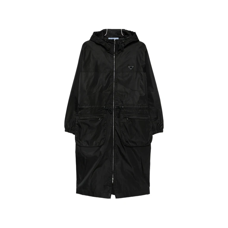 Re-Nylon Drawstring Coat