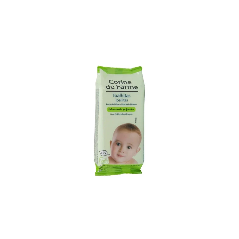 Corine De F Face and Hand Wipes for Sensitive Skin 25 units