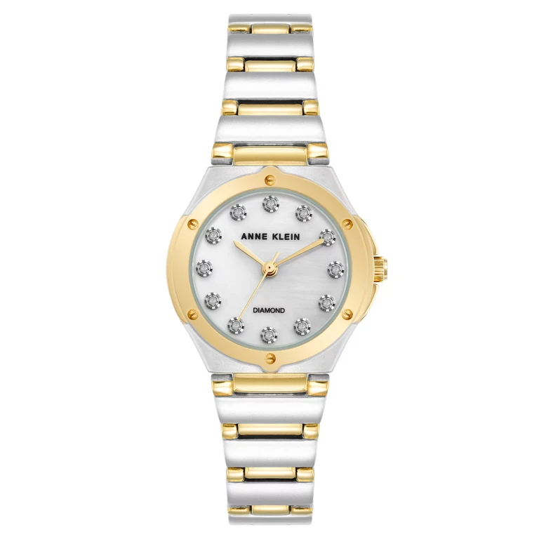 Gold Two-Tone Ladies Bracelet Watch