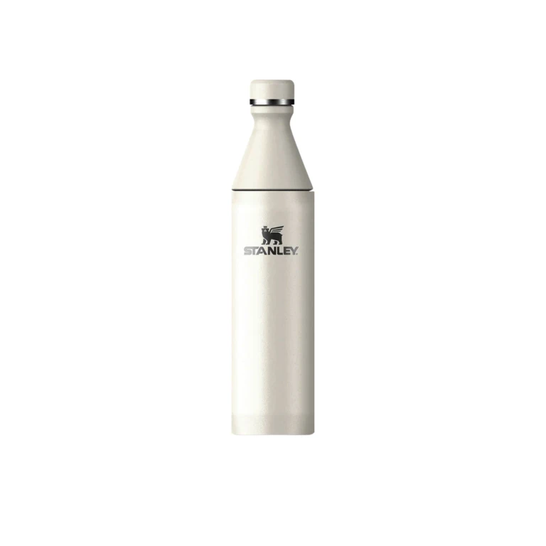 All Day Slim Stainless Steel Water Bottle Cream 590ml