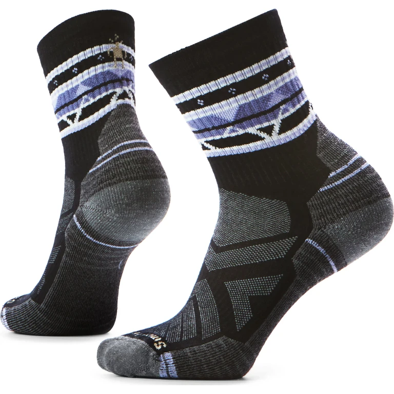 Hike Light Cushion Ethno Graphic Mid Crew Socks - Women's