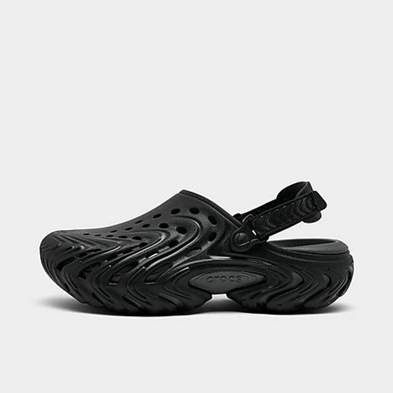 Crocs Men's Echo 2 Clog Shoes in Black Chrome Size: 7.0