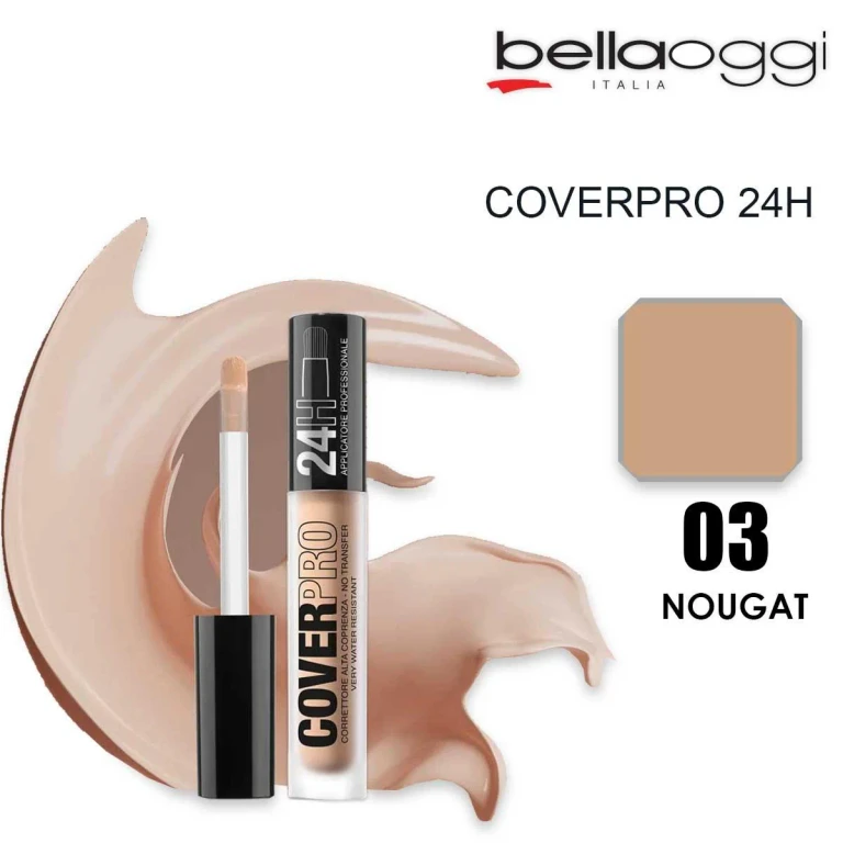 cover pro 24h high coverage concealer nougat