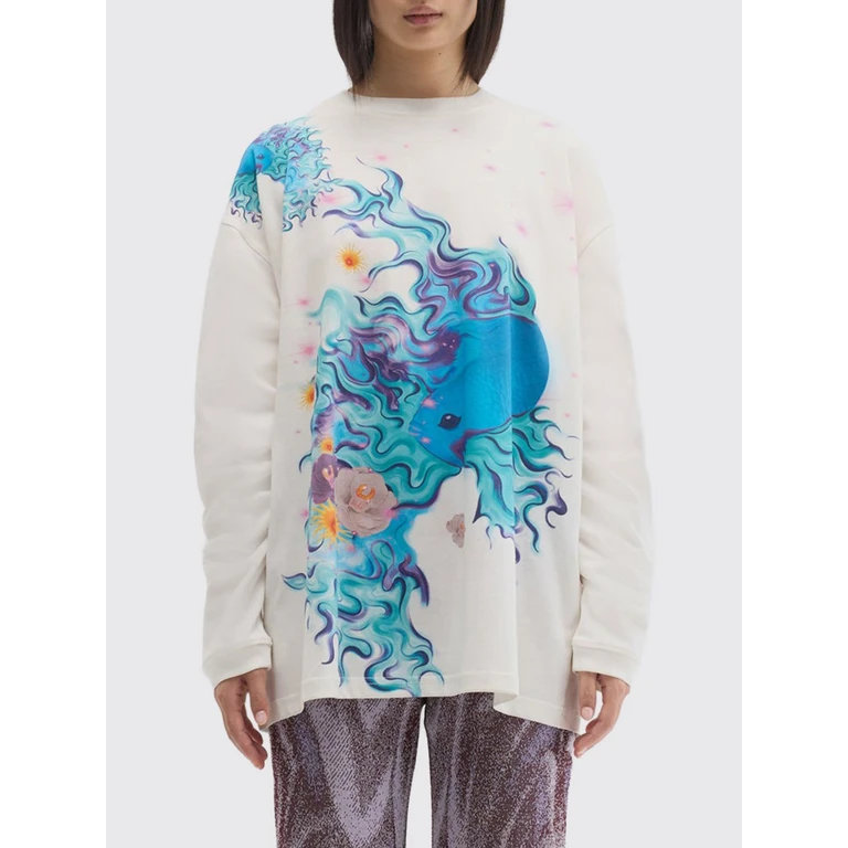 Printed Cotton T-Shirt (25EM2M0F0826340S1K1)