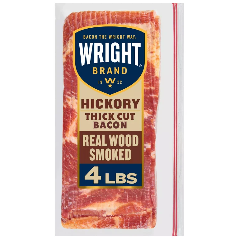 Hickory Real Wood Smoked Thick Cut Bacon, 4 lb.