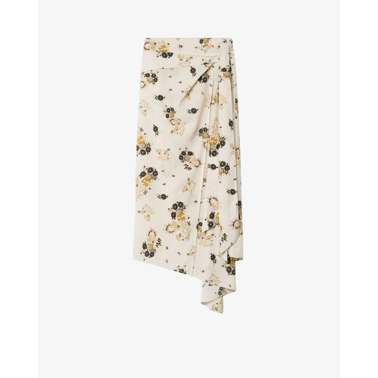 Isabel Marant Jupe Midi - Blanc (JU0535FAD3J07I23EC)