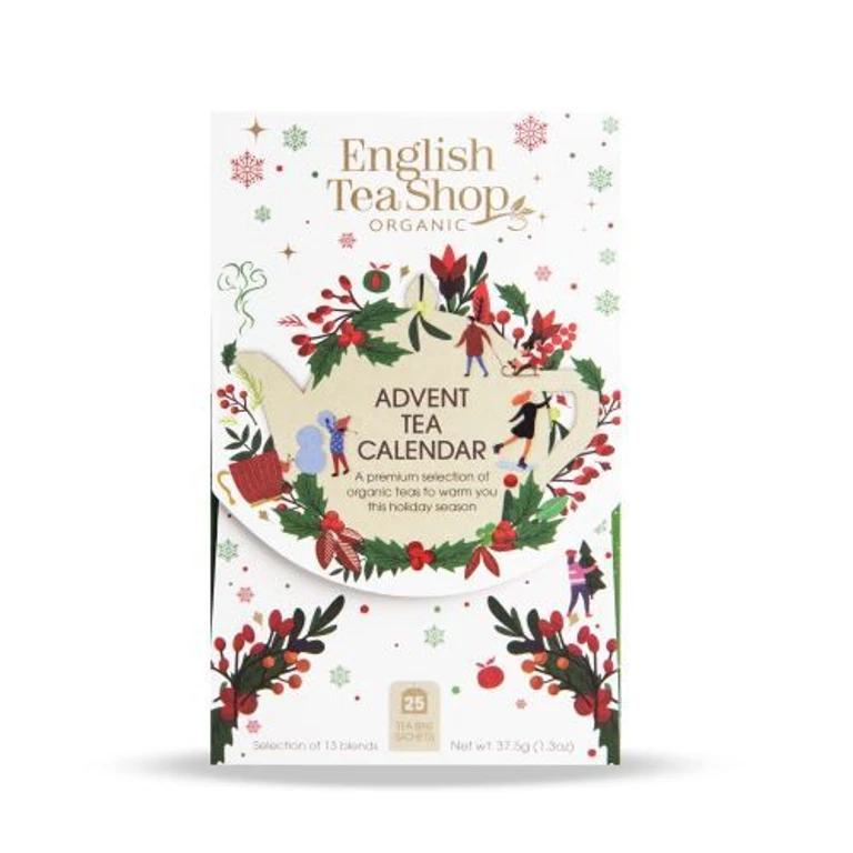 White Advent Calendar Box With 25 Bags