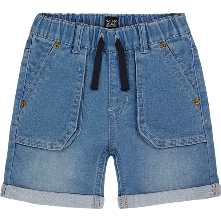 French Terry Denim Shorts - Baby Boy