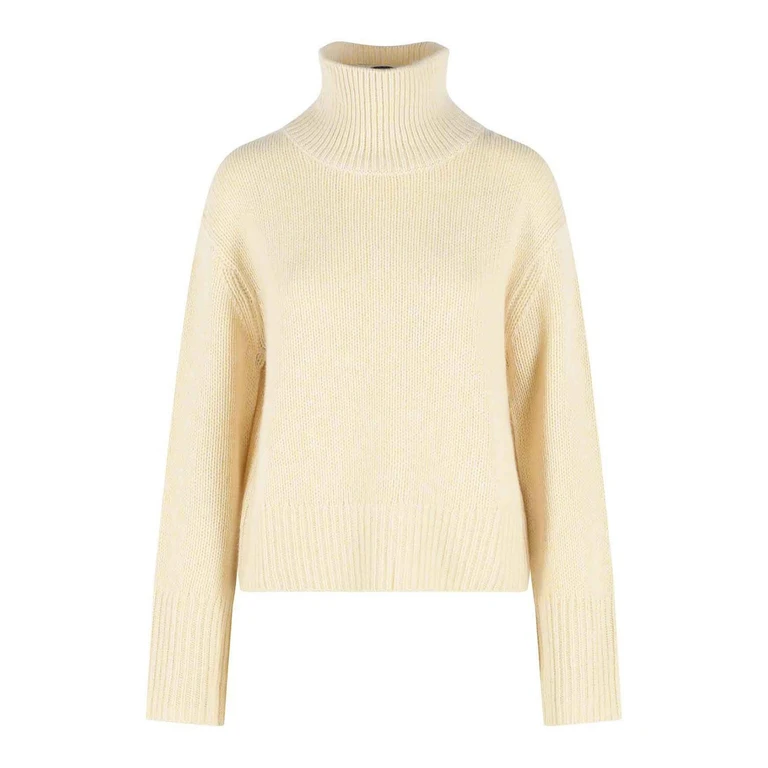 Lisa Yang Pull Col Rond - Jaune (2026528SOFTLIMONE)