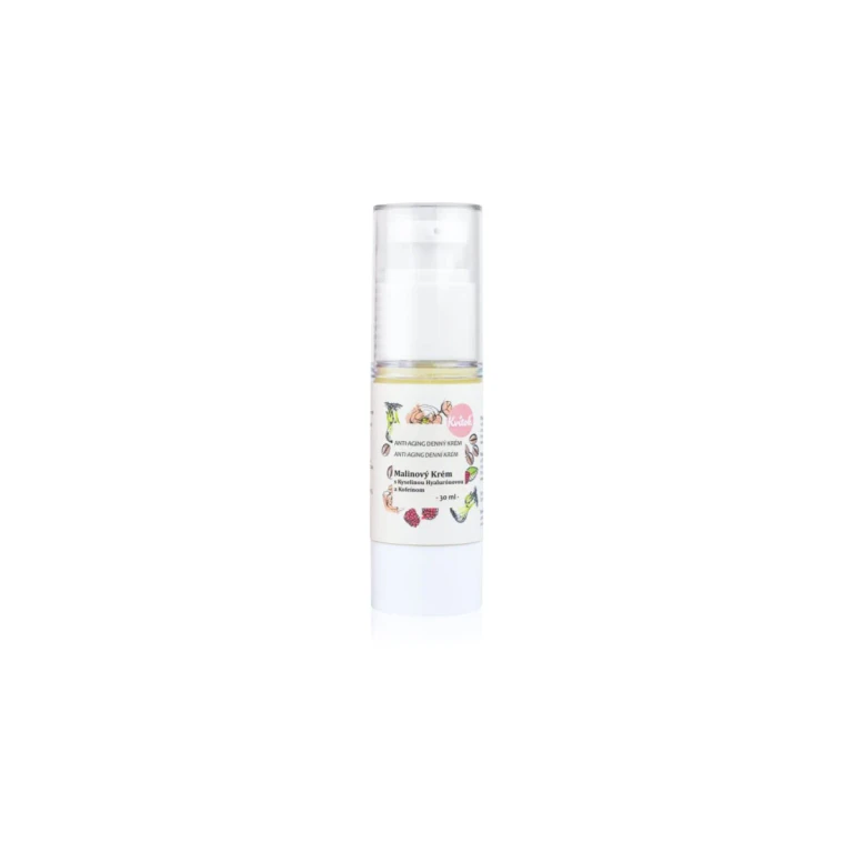 Raspberry Cream with Caffeine Day Cream for Mature Skin 40+ 30ml