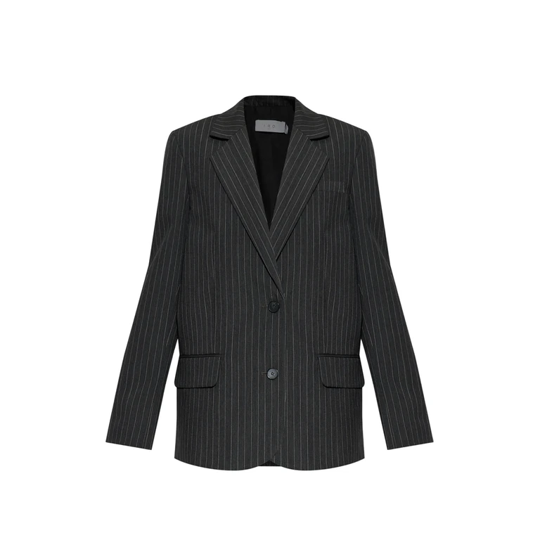 Pinstripe-pattern Blazer