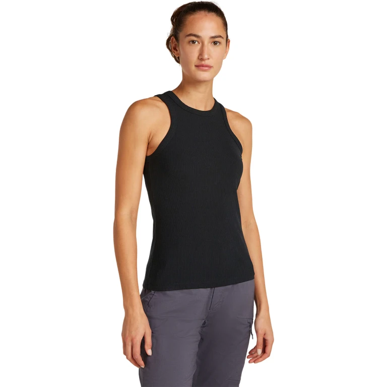 Merino Blend Rib Lotus Tank Top - Women's