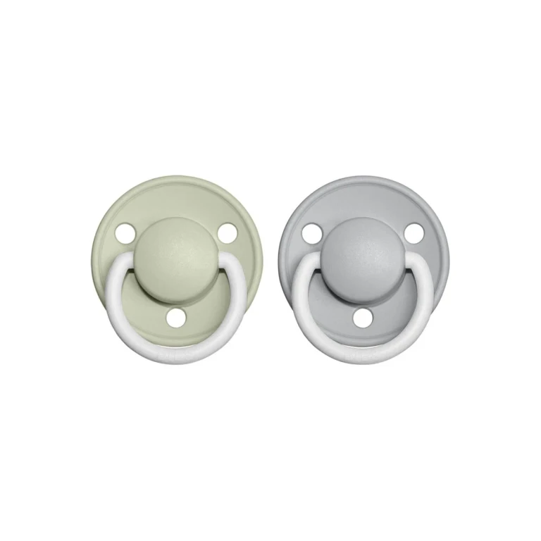 Of Lux Natural Rubber Night Size 2: 6+ months Sage / Cloud pacifier 2 pieces