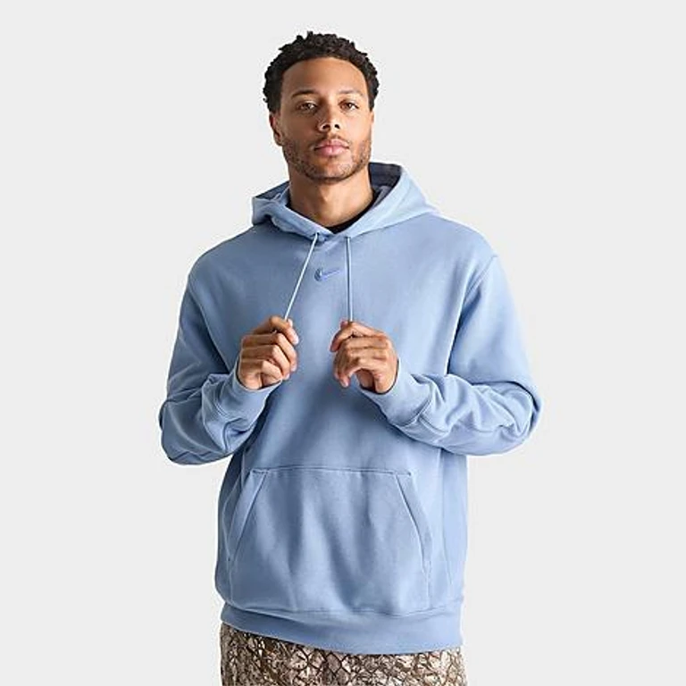 Men's NOCTA Fleece CS 2 Pullover Hoodie in Work Blue/Polar Size: Small