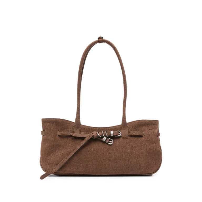Buckle-detail Shoulder Bag