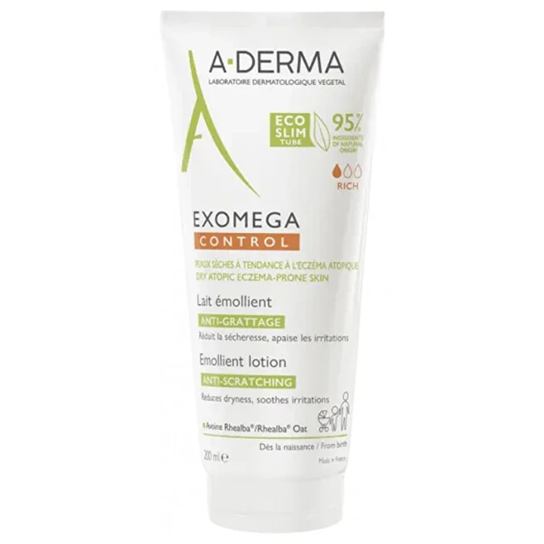 A-Derma Aderma Exomega Control Emollient Milk - Volume: 400 Ml