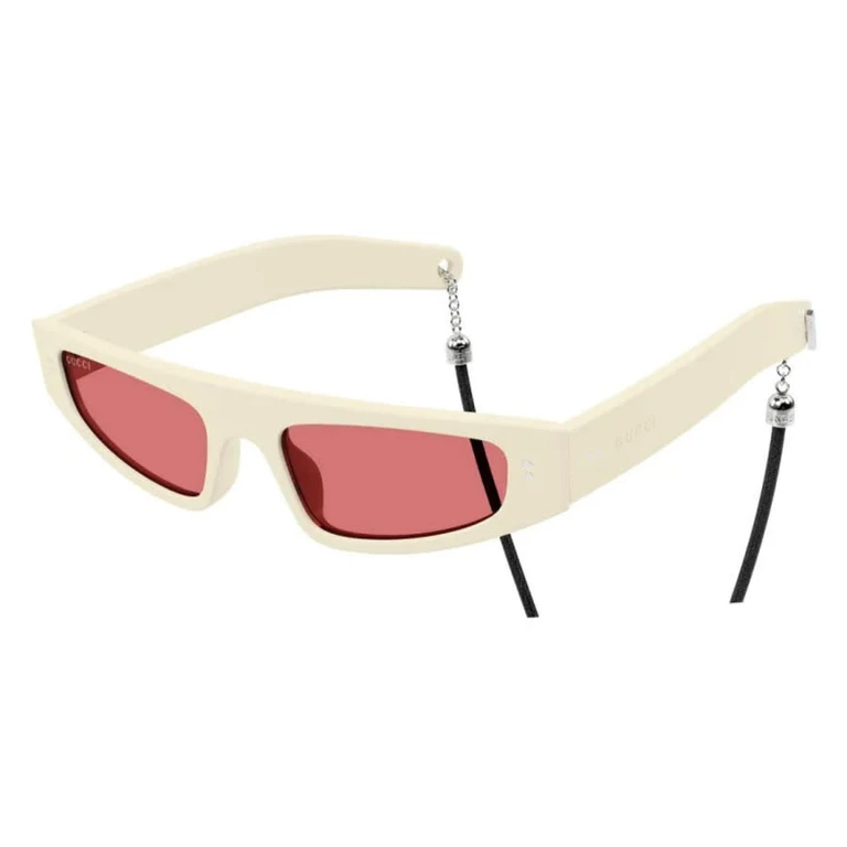 Ladies White Cat Eye Sunglasses GG1634S 007