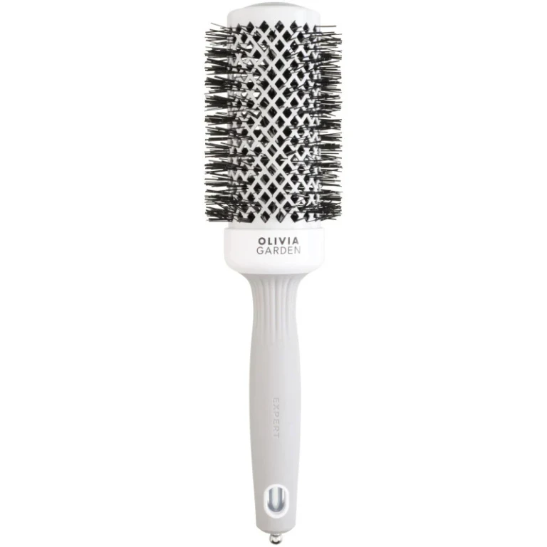 Expert Blowout Shine Witte en grijze haarborstel 45 mm