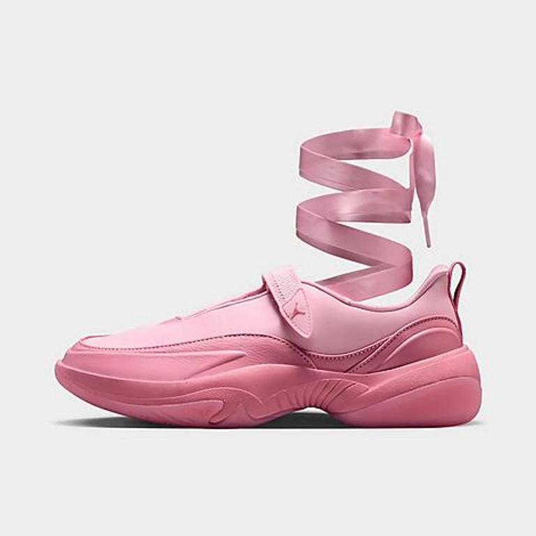 Jordan Women's Pointe Casual Shoes in Iced Carmine/Elemental Pink/Coconut Milk Size: 5.0