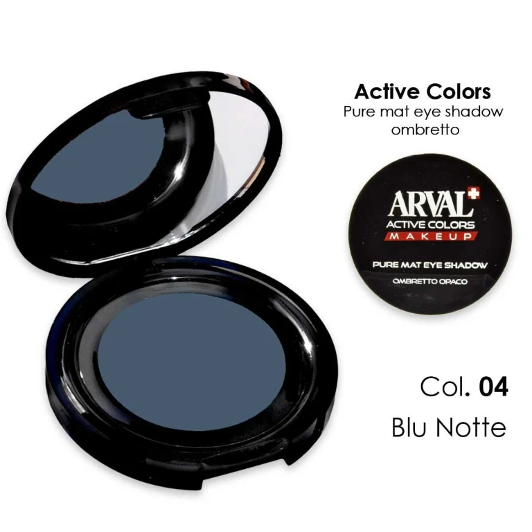 Pure mat eyeshadow n. 04 - midnight blue matte eyeshadow