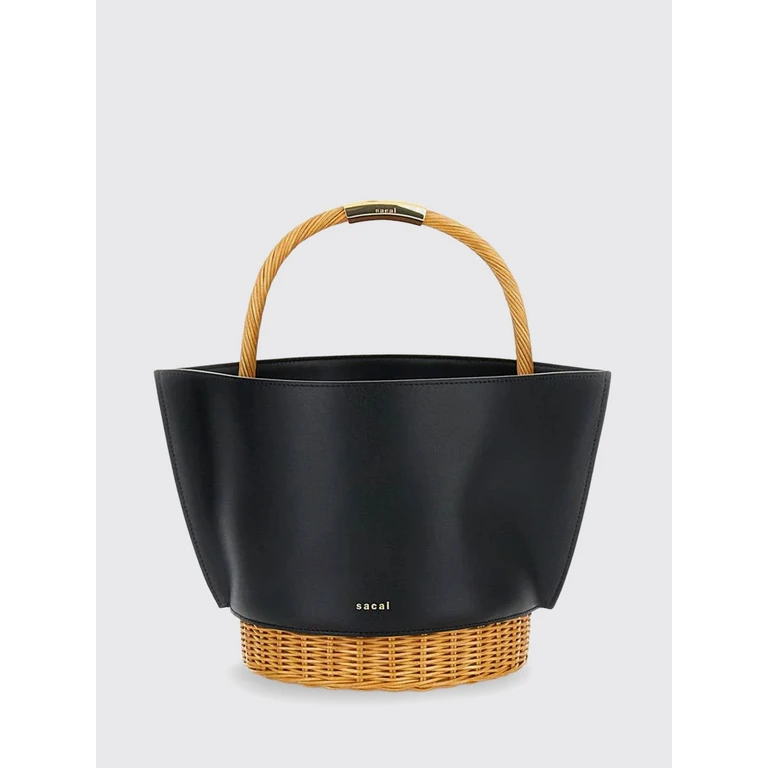 Raffia Leather and Wicker Bag (S15201001)