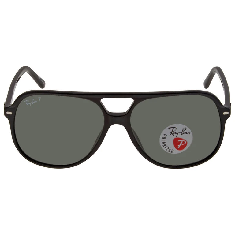Ray Ban Bill Polarized Green Classic G-15 Square Unisex Sunglasses RB2198 901/58 56